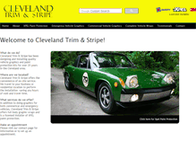 Tablet Screenshot of clevelandtrimandstripe.com